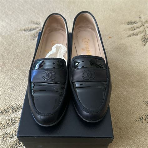 chanel mocassins|authentic chanel loafers.